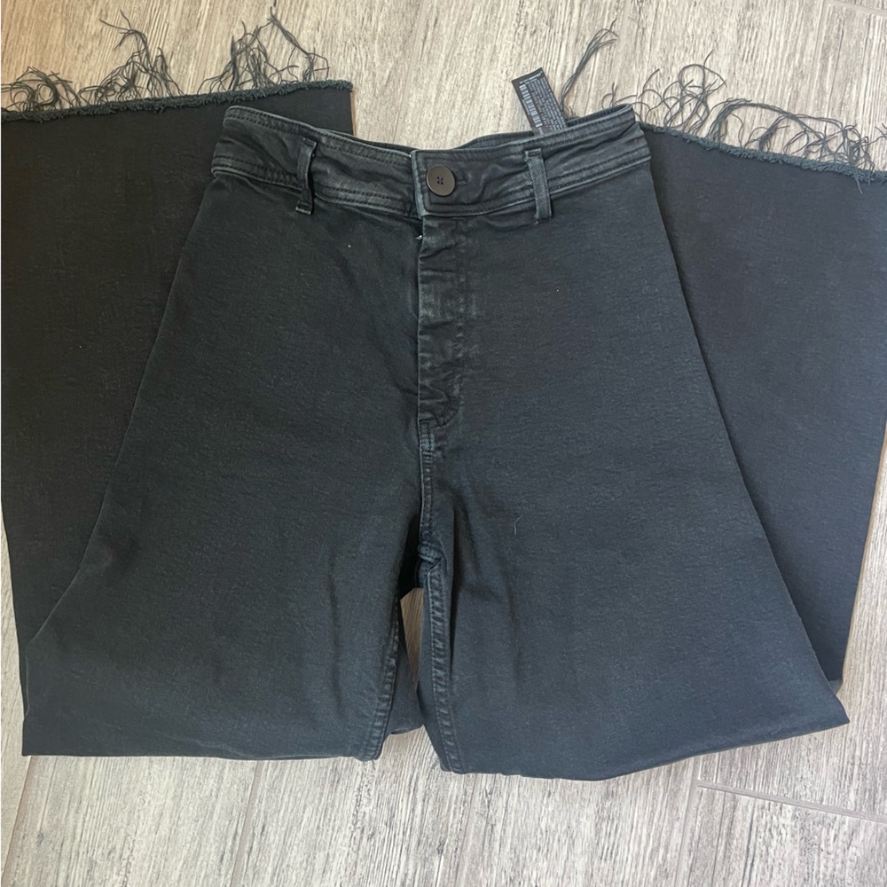 Zara Marine Straight Jeans - size 2 / black